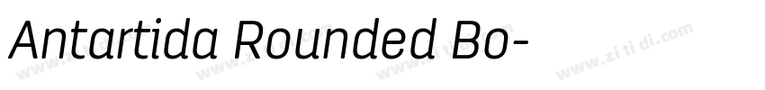 Antartida Rounded Bo字体转换